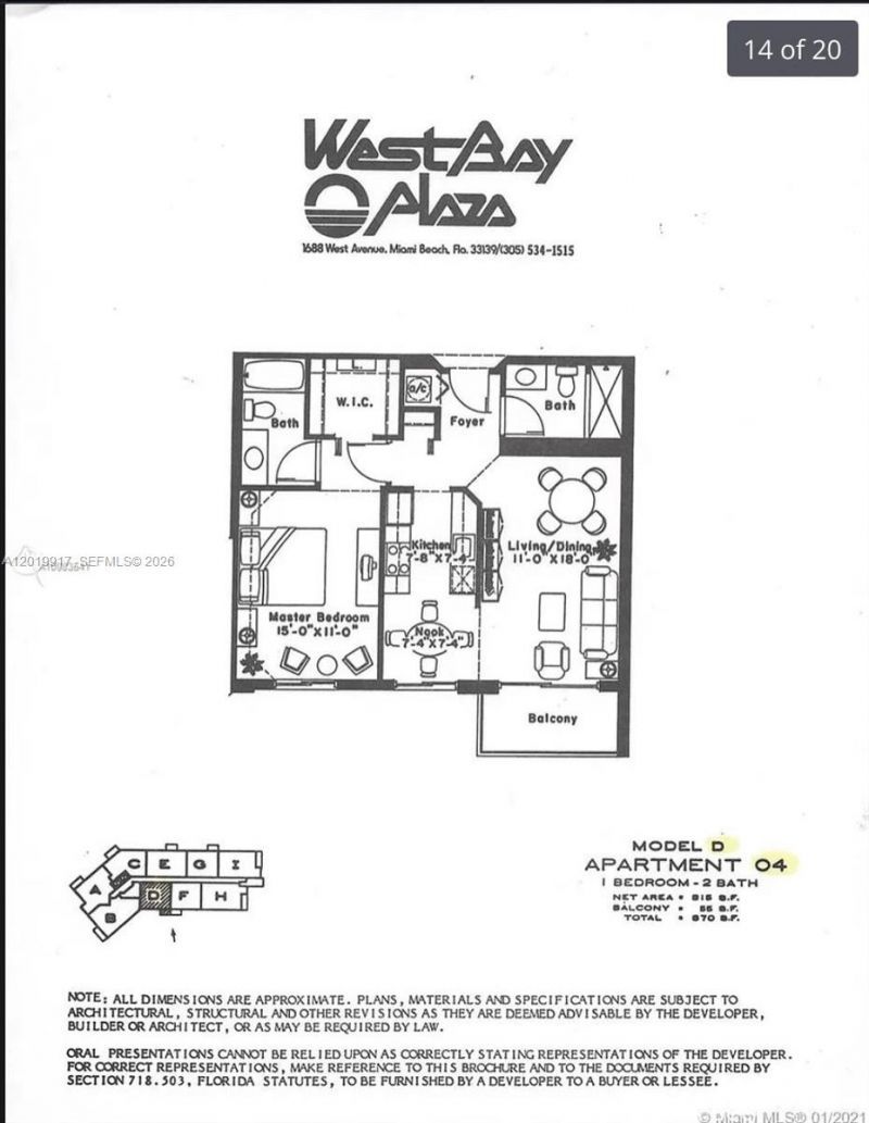 1688 West Ave, Unit 804, Miami Beach, FL 33139 Photo