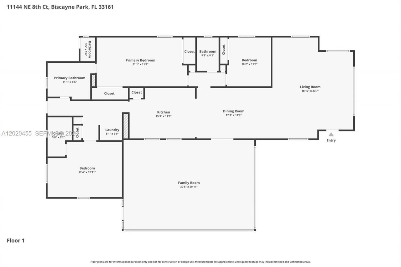 11144 NE 8th Ct , Biscayne Park, FL 33161 Photo