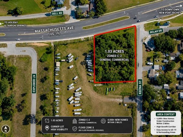 0 MASSACHUSETTS AVENUE , NEW PORT RICHEY, FL 34653
