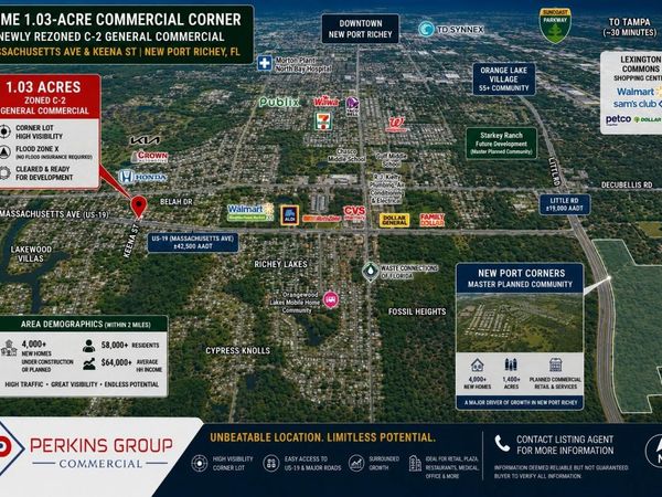 0 MASSACHUSETTS AVENUE , NEW PORT RICHEY, FL 34653