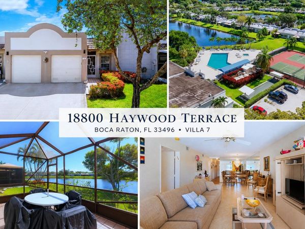 18800 Haywood Terrace, Unit 7, Boca Raton, FL 33496