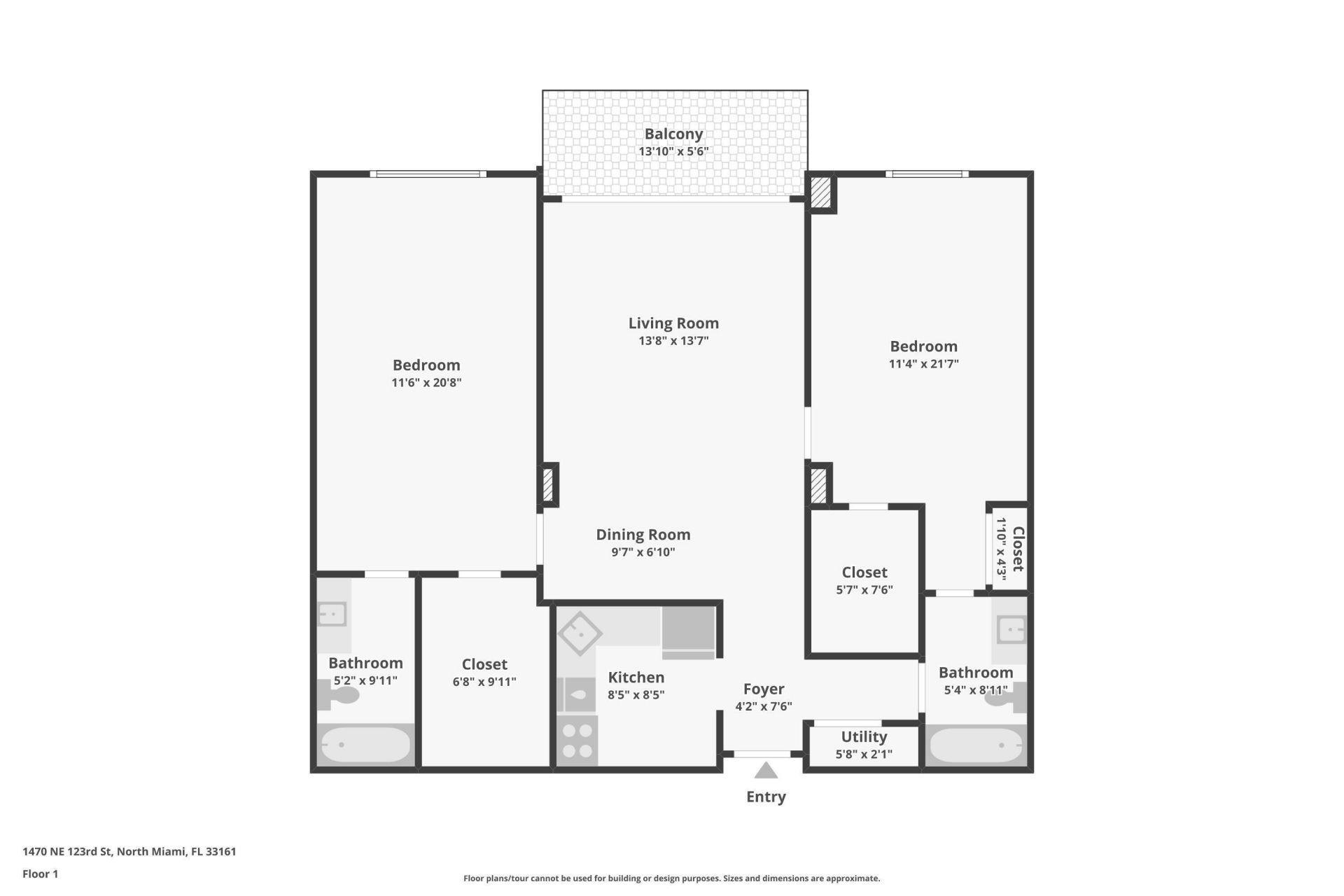 1470 NE 123rd Street, Unit A1107, North Miami, FL 33161 Photo