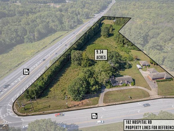 9.139 AC Hwy 34 Bypass @ Hwy 70 (Roscoe Rd), Newnan, GA 30263