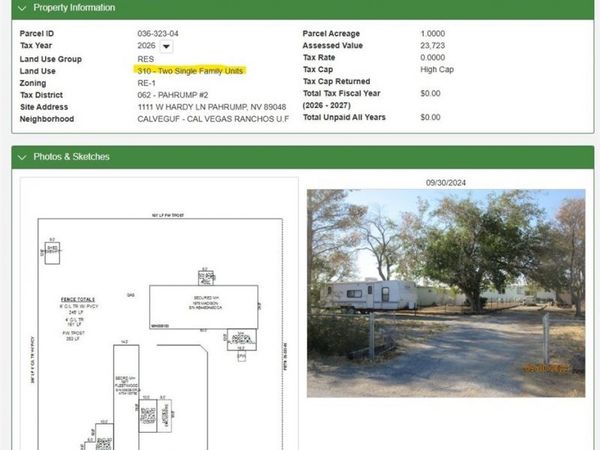 1111 W Hardy Lane, Pahrump, NV 89048