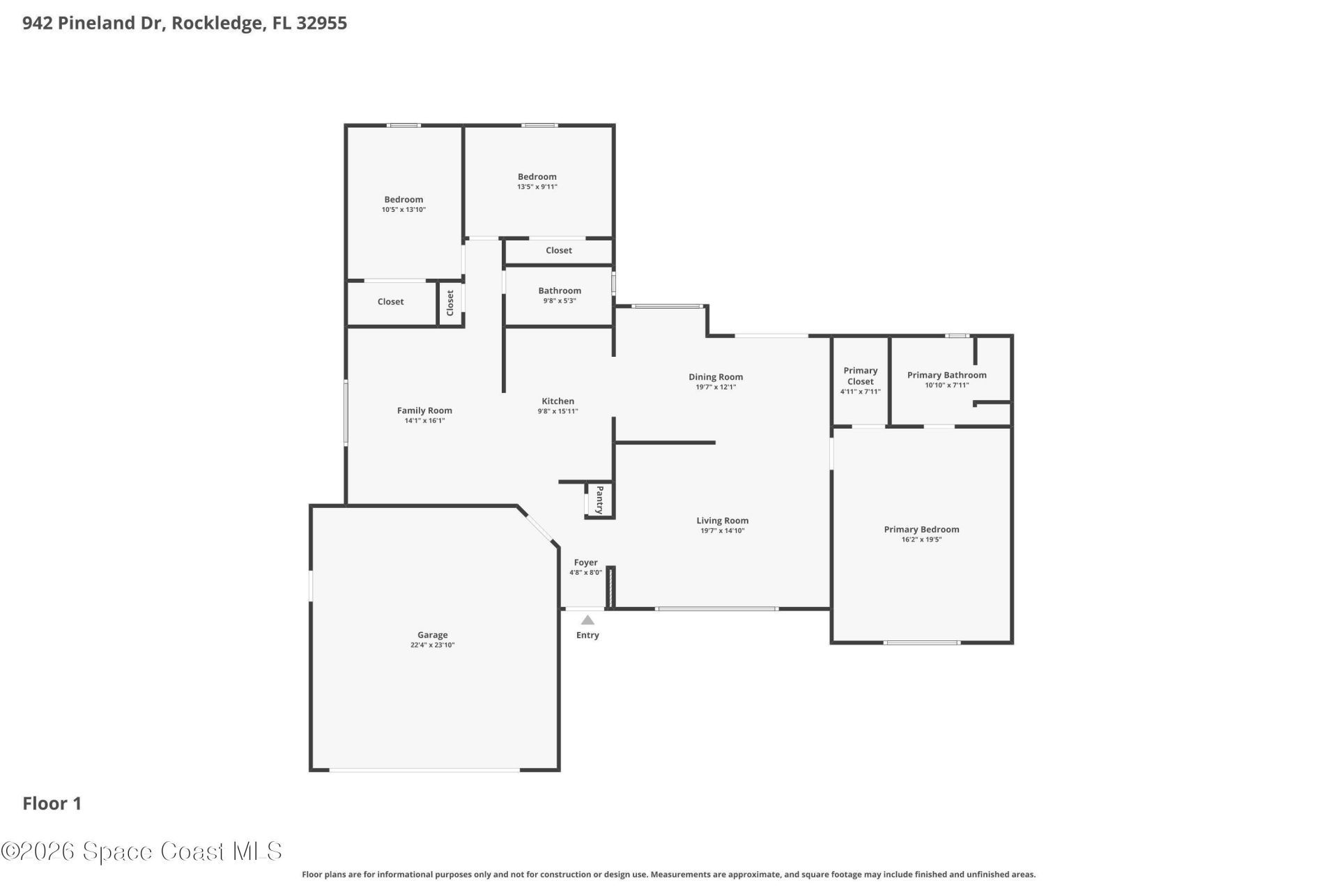 942 Pineland Drive , Rockledge, FL 32955 Photo