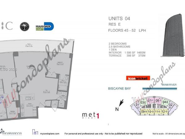 200 Biscayne Boulevard Way , Unit 5004, Miami, FL 33131