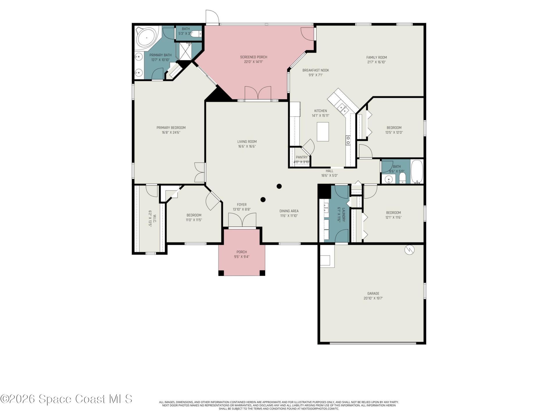 296 Tunbridge Drive , Rockledge, FL 32955 Photo