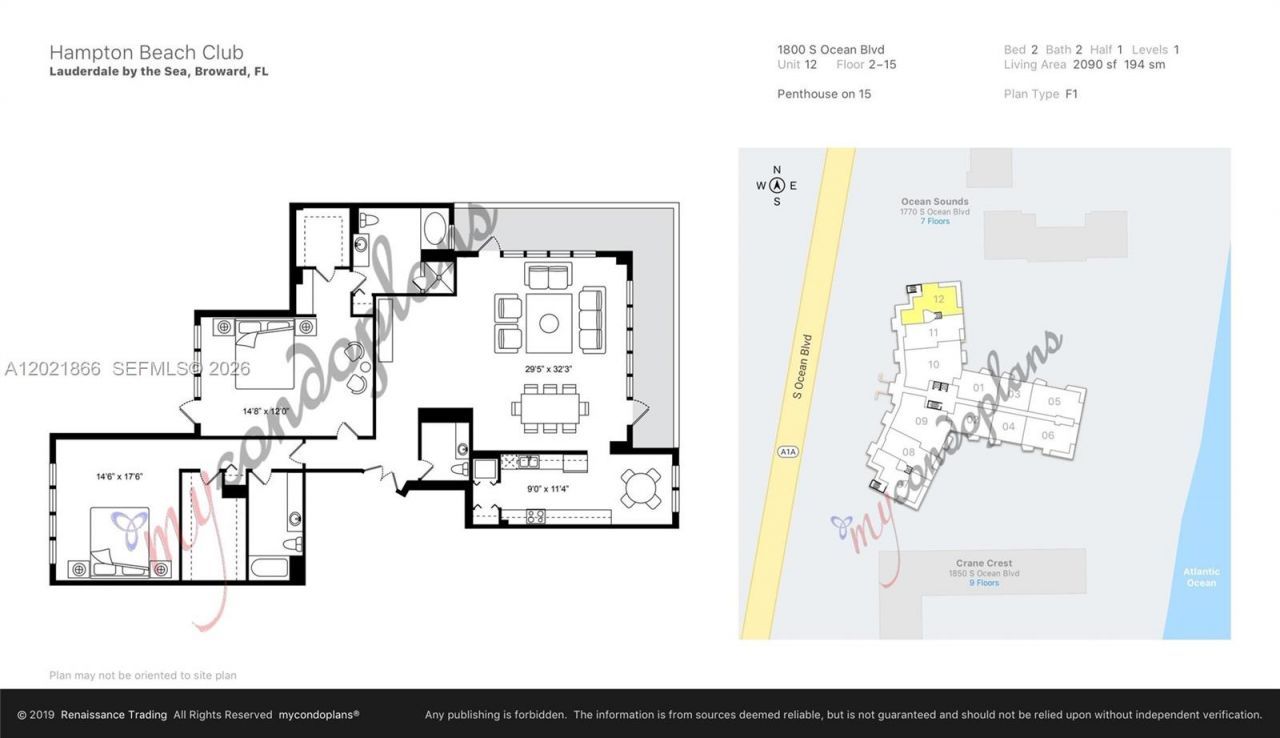 1800 S Ocean Blvd, Unit 1012, Lauderdale by the Sea, FL 33062 Photo