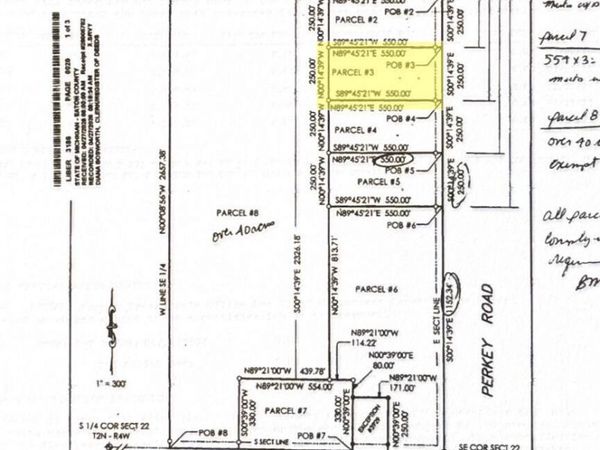 O Vl Lot 3 S Perkey Road, Charlotte, MI 48813