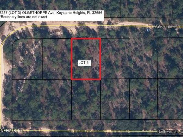 6237 LOT 3 OLGETHORPE Avenue, Keystone Heights, FL 32656