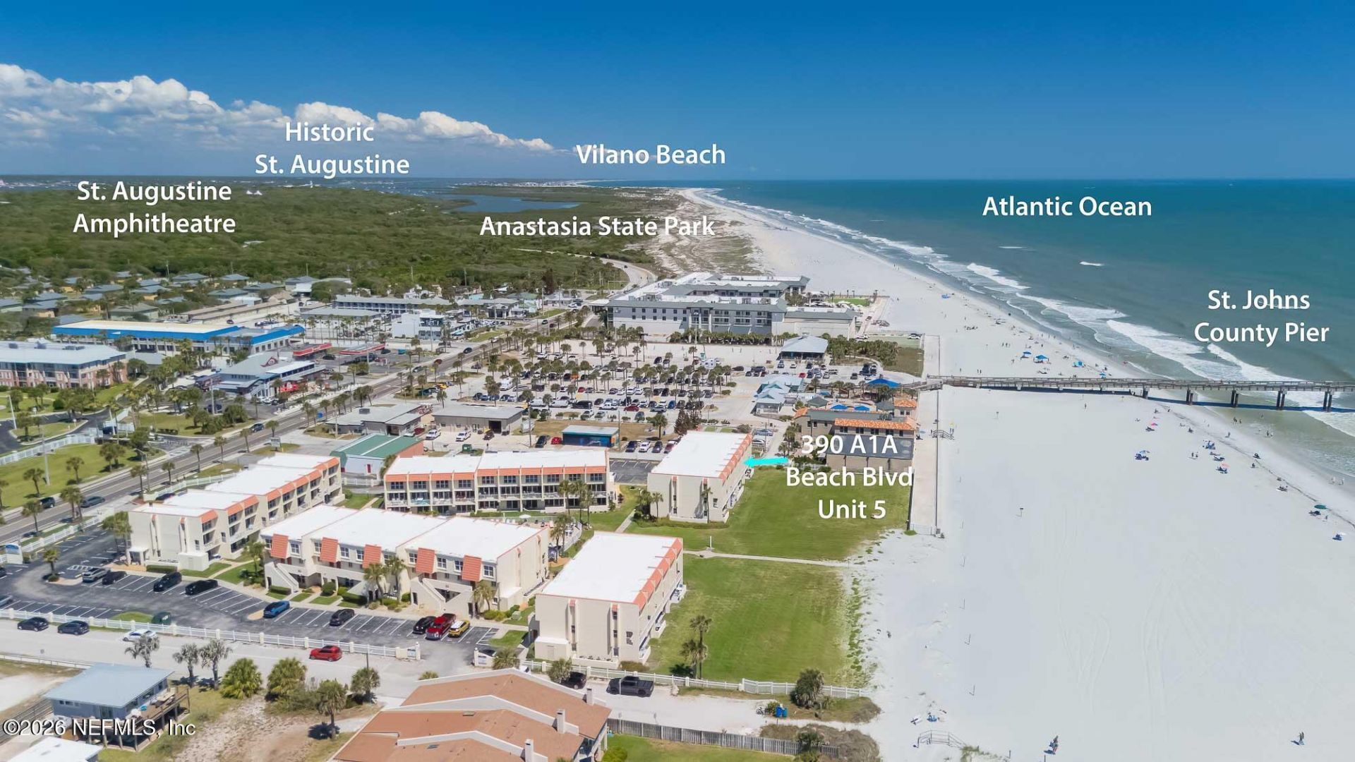 390 A1a Beach Boulevard, Unit 5, Saint Augustine Beach, FL 32080 Photo