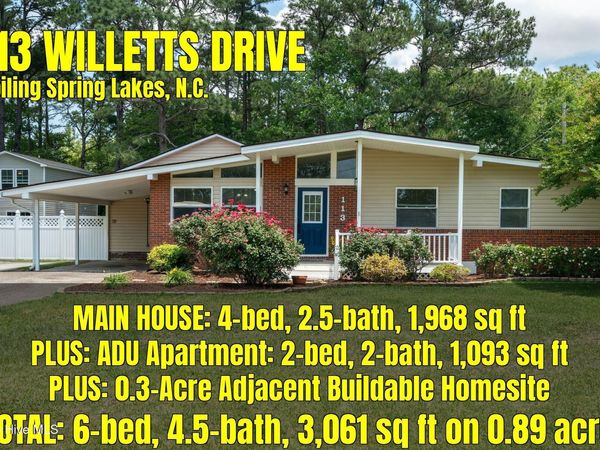 113 Willetts Drive, Boiling Spring Lakes, NC 28461