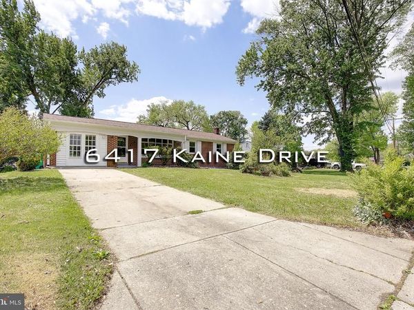 6417 KAINE DRIVE , CLINTON, MD 20735
