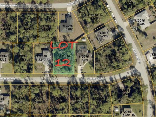 DONKEY AVENUE , NORTH PORT, FL 34288