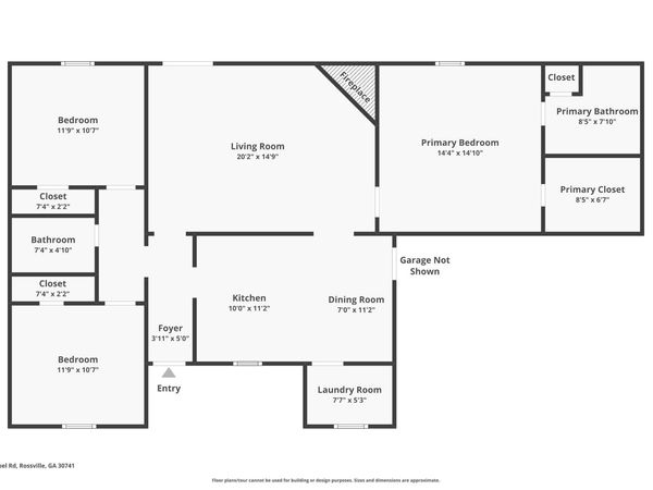 1712 E Rebel Road, Rossville, GA 30741