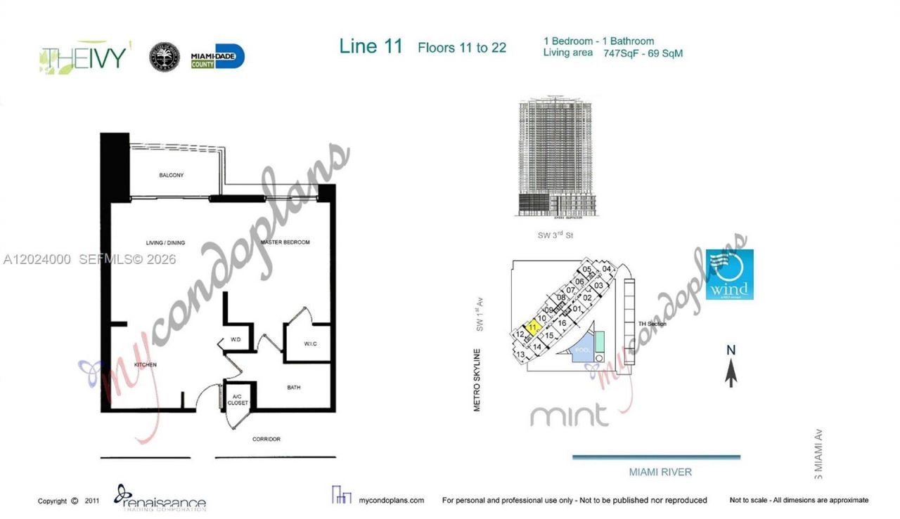 90 SW 3rd St, Unit 1811, Miami, FL 33130 Photo