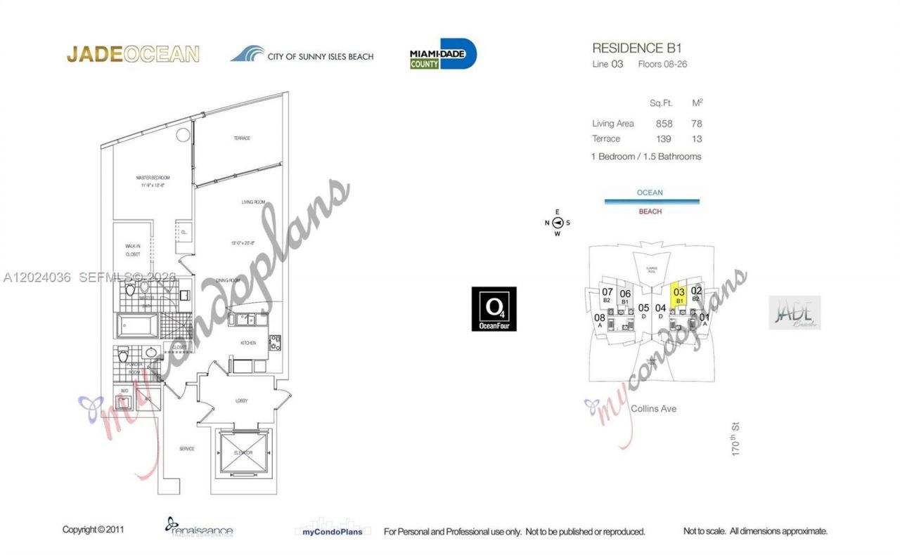 17121 Collins Ave, Unit 1503, Sunny Isles Beach, FL 33160 Photo