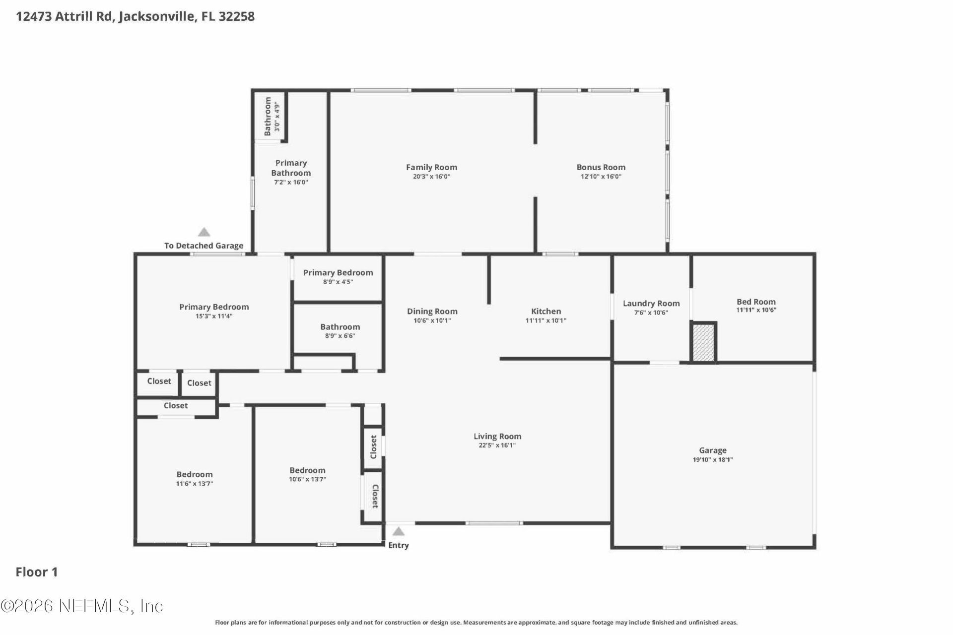 12473 Attrill Road, Jacksonville, FL 32258 Photo