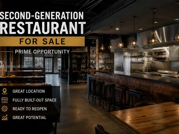 Second Generation Restaurant for Sale Prime Opport, Miami, FL 33126