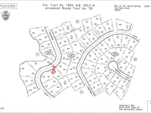 1036 Brentwood Drive, Lake Arrowhead, CA 92352