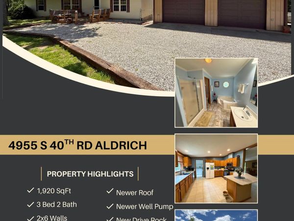 4955 S 40th Road, Aldrich, MO 65601