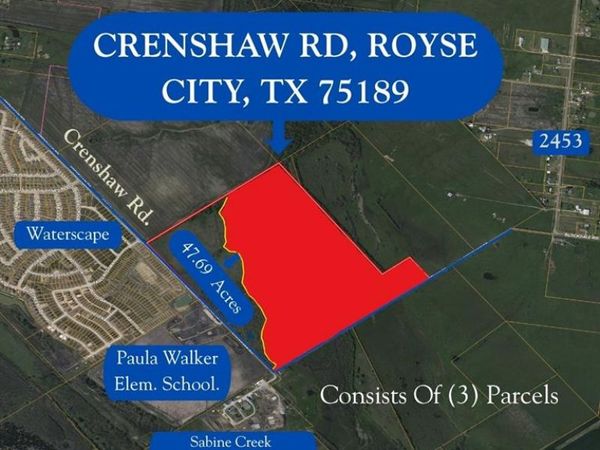 47.69+- Crenshaw Road, Royse City, TX 75189