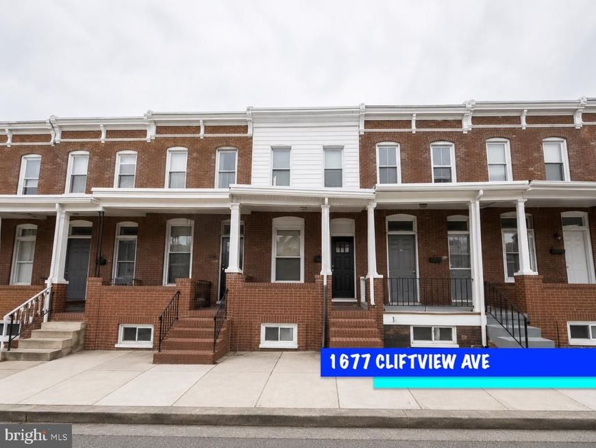 1677 Cliftview Avenue , Baltimore, MD 21213 Main Photo