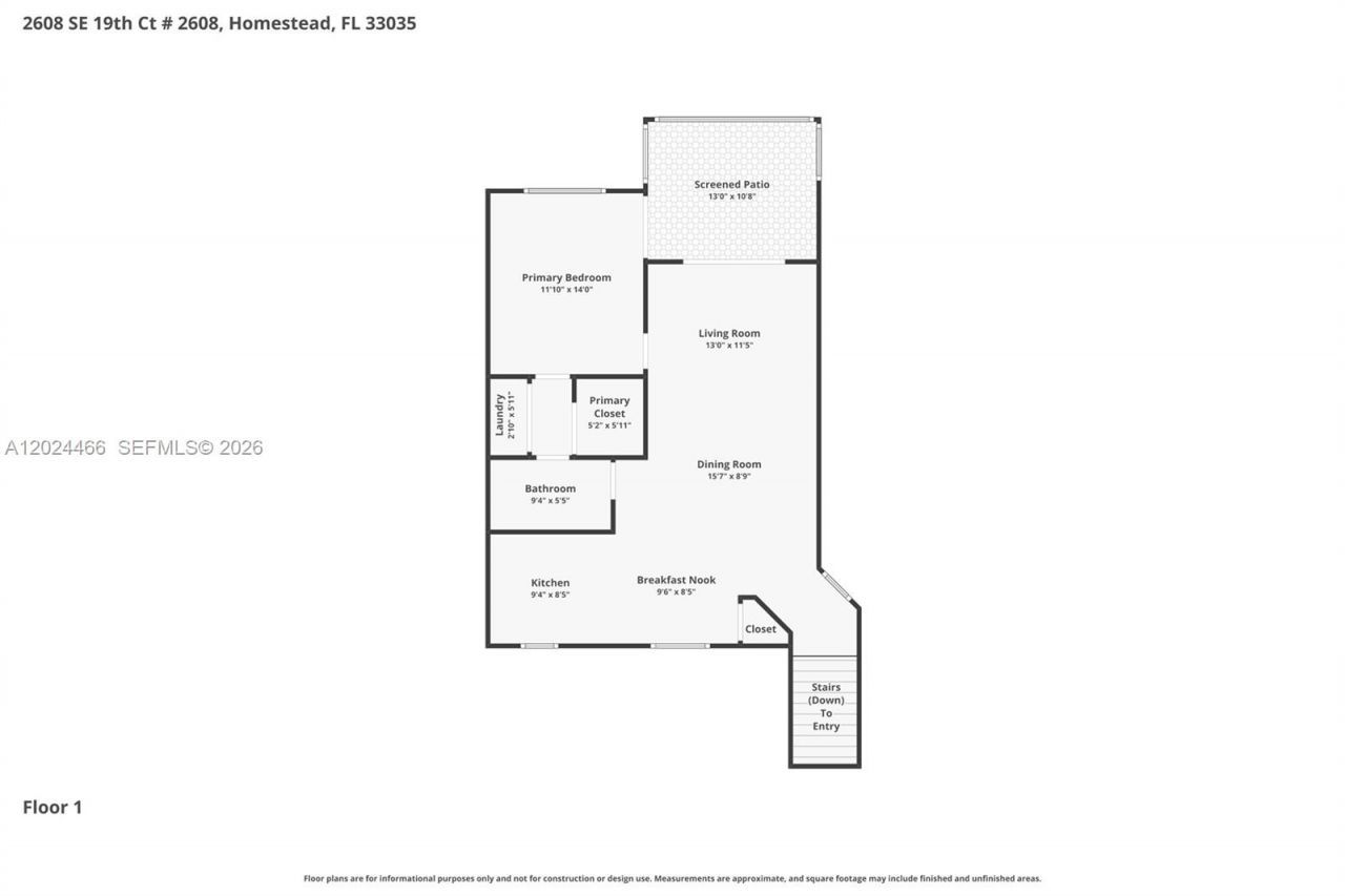 2608 SE 19th Ct , Unit 204-A, Homestead, FL 33035 Photo