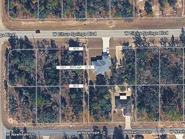 2470 W CITRUS SPRINGS BOULEVARD , CITRUS SPRINGS, FL 34434