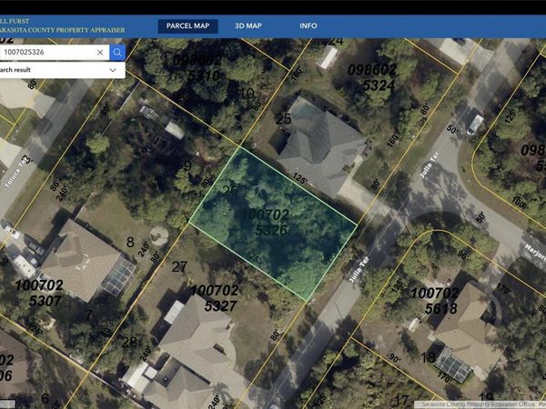 JULIA TERRACE , NORTH PORT, FL 34286
