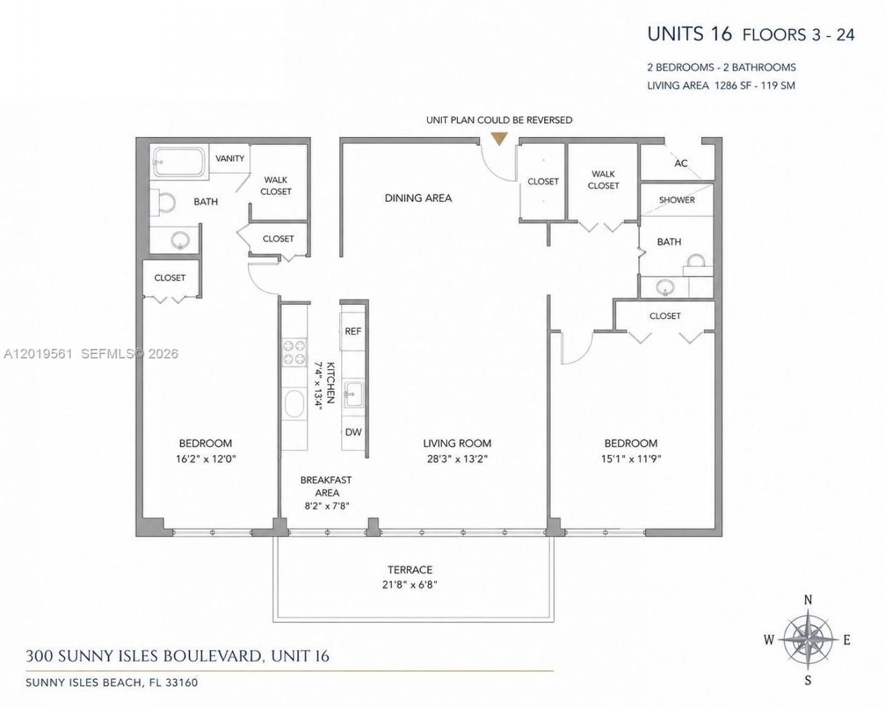 230 174th St , Unit 1916, Sunny Isles Beach, FL 33160 Photo