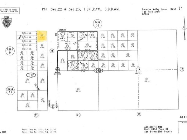2300 Lorraine Ave (Lot 23), Lucerne Valley, CA 92356