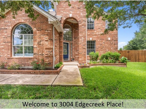 3004 Edgecreek PL, Round Rock, TX 78681