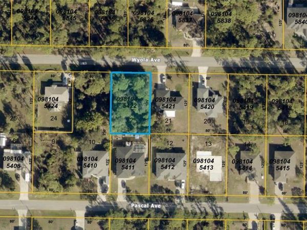 Lot 22 WYOLA AVENUE , NORTH PORT, FL 34286