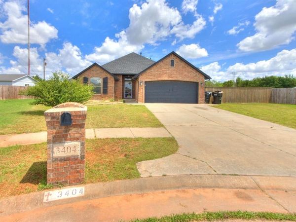 3404 Paul Drive, Moore, OK 73160