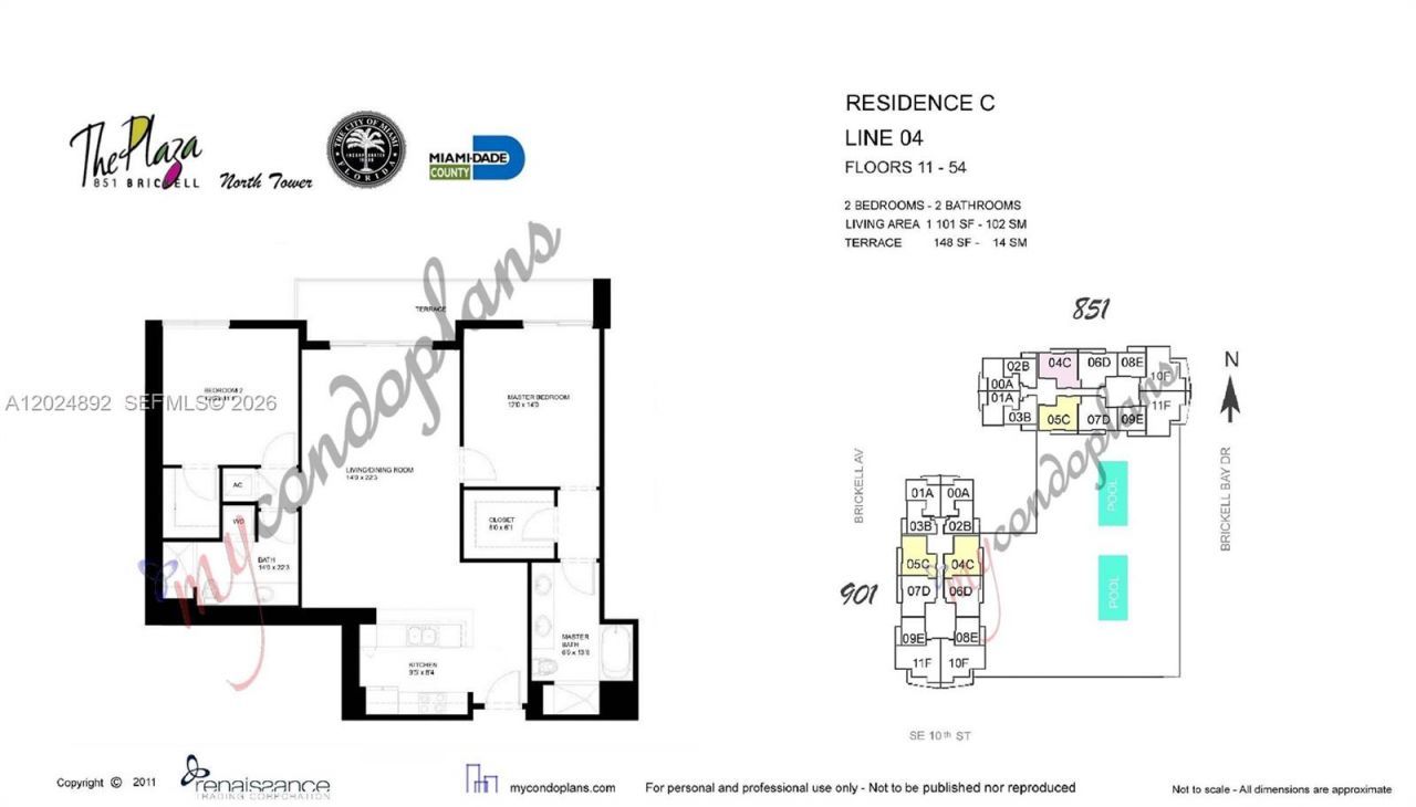 950 Brickell Bay Dr, Unit 4204, Miami, FL 33131 Photo