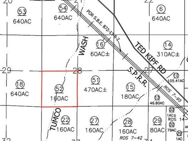 52 050-120-052-000 Off Side Winder Rd. and Ogilby, Winterhaven, CA 92383