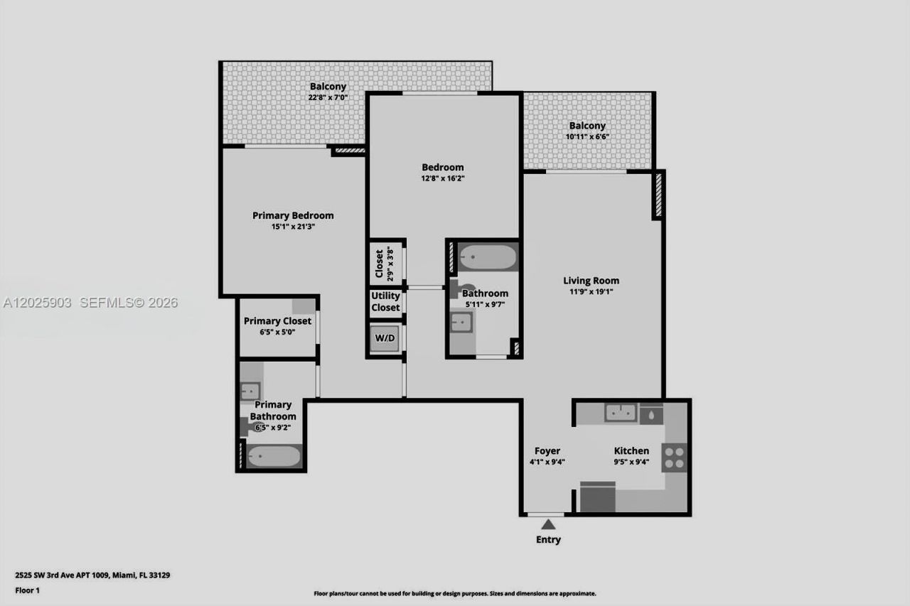 2525 SW 3rd Ave , Unit 1009, Miami, FL 33129 Photo