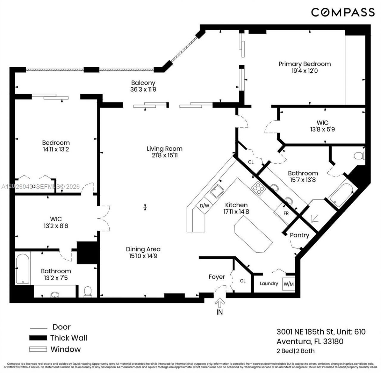 3001 NE 185th St , Unit 610, Aventura, FL 33180 Photo