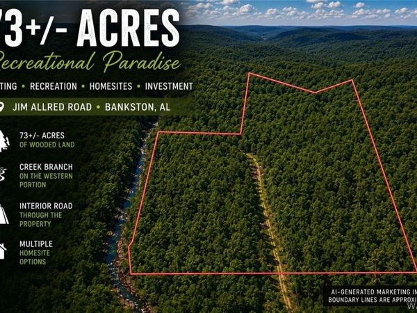 000 Jim Allred Road , Bankston, AL 35542