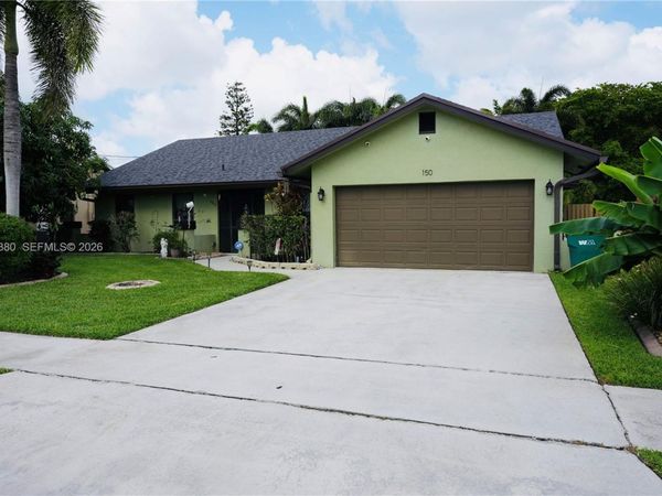 150 SW 127th Ave , Plantation, FL 33325