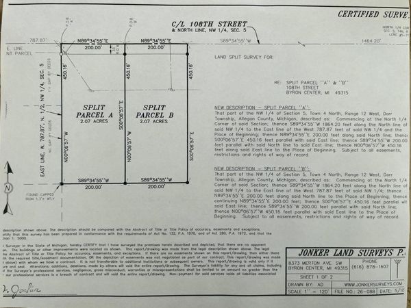 (Parcel B) 108th Street, Byron Center, MI 49315