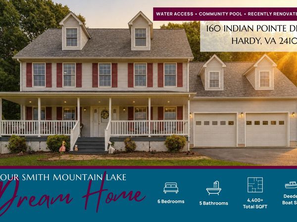 160 Indian Pointe DR, Hardy, VA 24101
