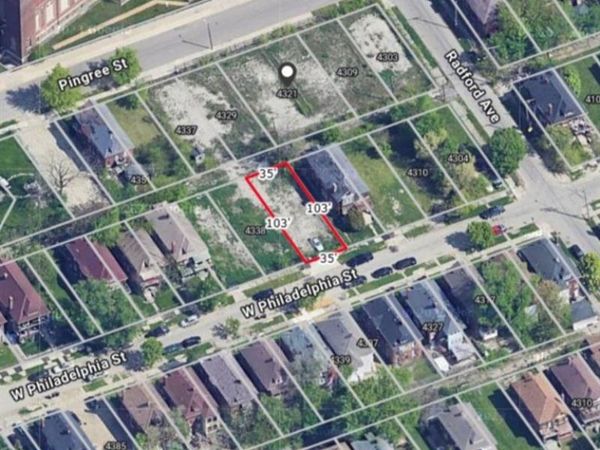 4330 W Philadelphia Street , Detroit, MI 48204