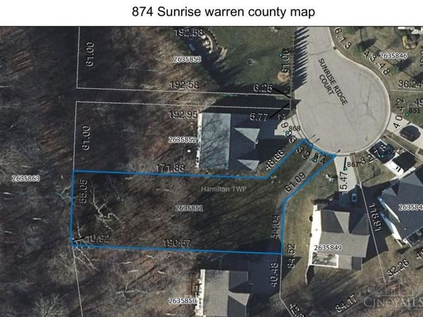 874 Sunrise Ridge Court, Hamilton Twp, OH 45039