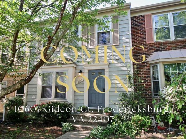 10607 GIDEON COURT , FREDERICKSBURG, VA 22407