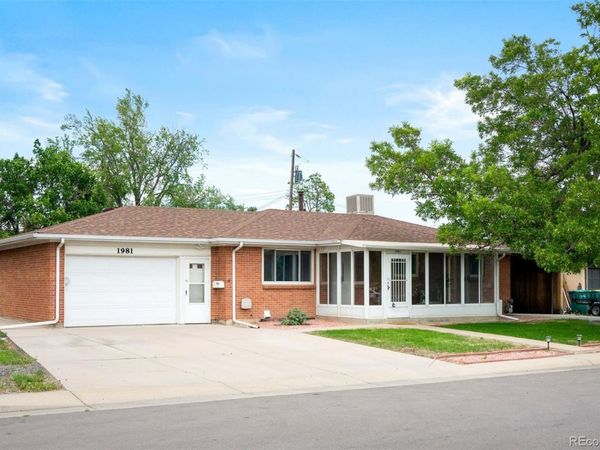 1981 Sherrelwood Circle , Denver, CO 80221