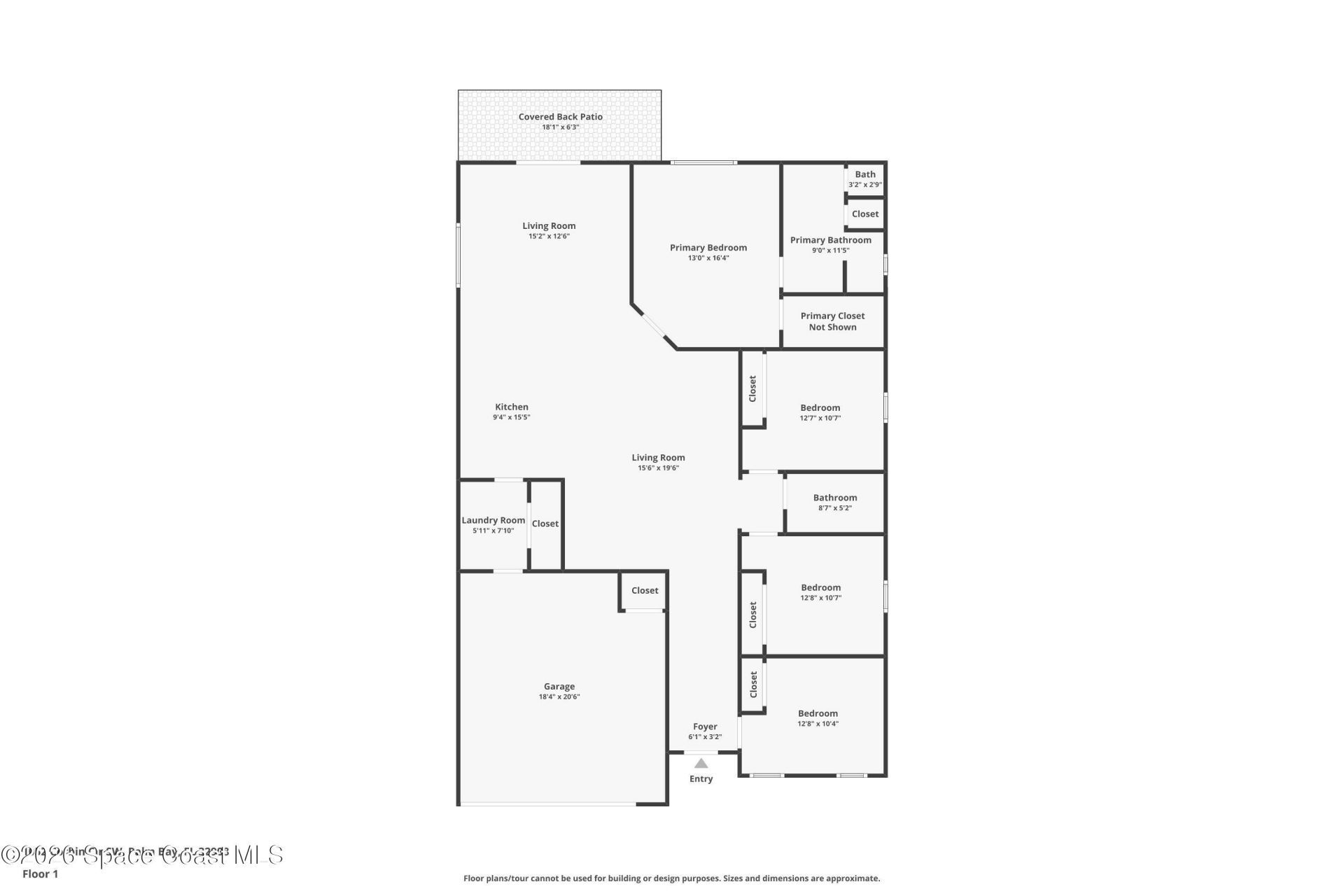 1052 Corbin Circle SW , Palm Bay, FL 32908 Photo