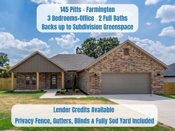 145 W Pitts Street, Farmington, AR 72730