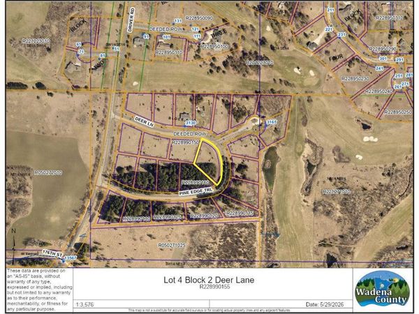 Lot 4 Block 2 Deer Lane , Wadena, MN 56482